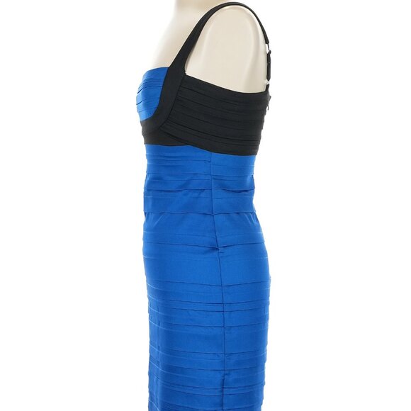 NWT: BGMAXAZRIA WOVEN DRESS ACETATE BLEND MINI DRESS, SZ: 2 - Picture 5 of 15